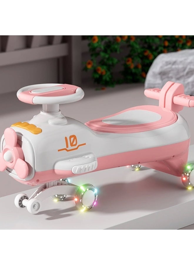 CellElection Kids Swing Ride On Car with Safety Belt – No Pedals – Durable Plastic – Unisex - Image 1